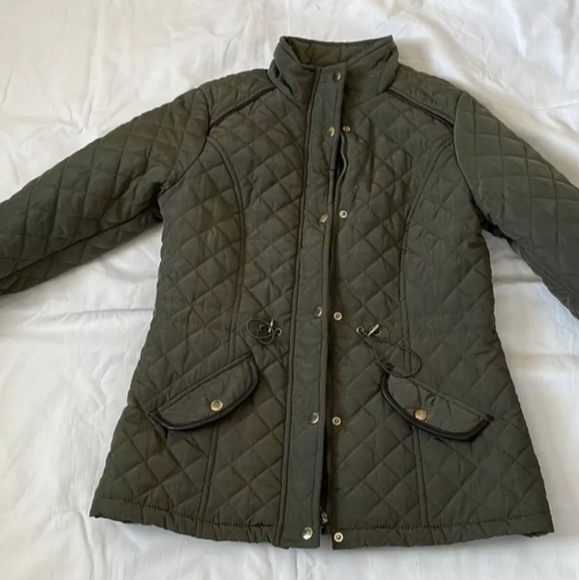 jason maxwell Jackets & Blazers - Jason Maxwell Olive Green Western Quilted Barn Style Jacket Medium
